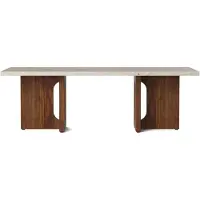 Audo Copenhagen Androgyne Lounge Tafel Walnut | Kunis Breccia