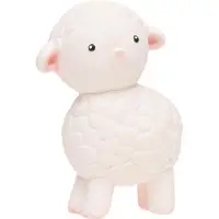 Lanco Toys Lanco rubberen bijtspeeltje - Lammetje - wit