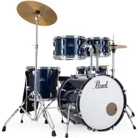 Pearl Roadshow 5pc Fusion Drum Kit w/Sabian Cymbals Royal Blue