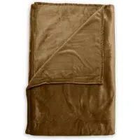 Zo! Home Plaid Cara Cognac Brown-140 x 200 cm