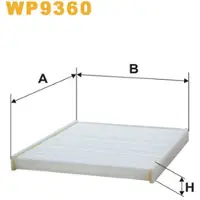 WIX FILTERS WP9360 Interieurfilter