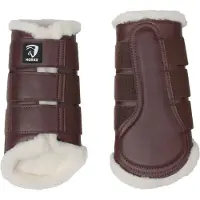 Horka beenbeschermer bont (Kleur: bruin, Maat: S)