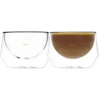 Kruve Imagine Set van twee glazen voor melkdranken 250 ml