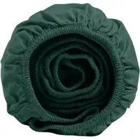 Yumeko Hoeslaken Percal Katoen 160x200 Groen - Eco, Bio & Fairtrade