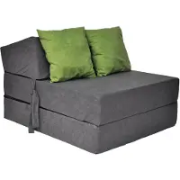Viking Choice Opvouwbaar matras - 1 persoons - 200x70x15 cm - antraciet groen