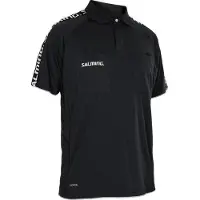 Salming Referee Short Sleeve Polo Zwart M Man