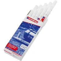 Edding paint marker 751, 1-2 mm, wit, 10 stuks