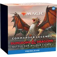 Wizards of the Coast MTG Magic Commander Legends Prerelease Pack Kit - Battle for Baldur's Gate - Verzamelkaartspel, Strategisch Spel, 2023