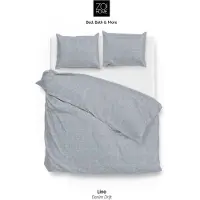 Zohome Zo Home Dekbedovertrek Katoen Lino Linnen Look - denim 240x200/220cm
