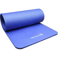 Fitness-Mad Fitness Mad - Core Fitness Plus Mat - 15 mm - Blauw