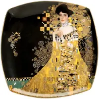 Goebel - Gustav Klimt | Decoratief bord Adele Bloch-Bauer | Porselein - 21cm - met echt goud