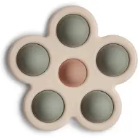 Mushie Bijtspeeltje Flower Press Toy | Dried Thyme