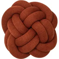 Design House Stockholm Knot Cushion Ottoman Ochre
