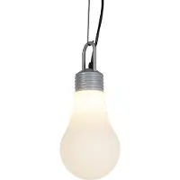 Diverse Lampadina - Retro Hanglamp voor buiten - 1 lichts - Ø 170 mm - Wit - Buitenverlichting