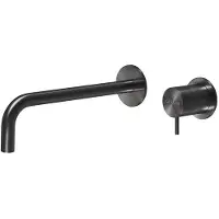 Qisani Inbouwkraan flow standaard geborsteld gun metal