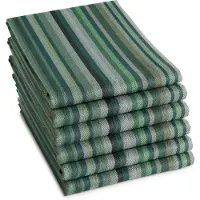 DDDDD Theedoek Over The Rainbow Green 60 x 65 cm (6-Delig)