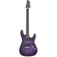 Schecter C-1 Platinum Satin Purple Burst elektrische gitaar