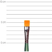 Taidepiste Penseel fino synth haren toray plat - Taille 14