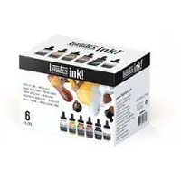 Taidepiste Ink! Metallic Set 6 x 30ml