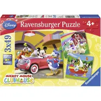 Ravensburger Disney Mickey Mouse Puzzel (3x49 stukjes)