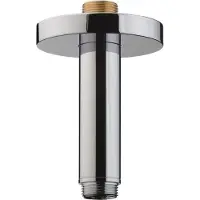 Hansgrohe 27418000: Wandplaat voor plafondmontage, DN20, 100mm