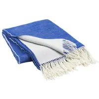 Broste Copenhagen Jeanne plaid blauw - 130x200cm