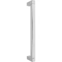 Formani Jan des Bouvrie Square JB320PS greep incl. doorgaande bevestiging - gepolijst RVS