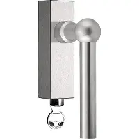 Formani FERROVIA FVL110-DKLOCK draaikiepgarnituur afsluitbaar - mat RVS