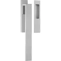 Formani Bob Manders RIBBON BM230Y hefschuifdeurbeslag incl. cilindergat PC69 - mat RVS