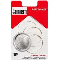 Bialetti Filterplaatje + Rubber Ring 6 kopjes