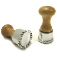 Eppicotispai Aluminium Ravioli Stamp Rond met Automatische Ejector