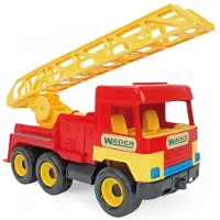 Wader Ladderwagen 40 Cm Rood/geel