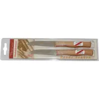 Robert Herder Molenmes – Schilmesje – Recht Lemmet 85 mm – RVS – Heft Beukenhout – 2 Stuks