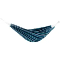VIVERE Braziliaanse 2-persoons hangmat Kleur: donkerblauw/lichtblauw/navy blue