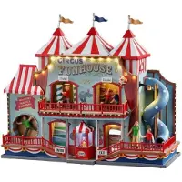 Lemax Carnival Kersthuisje Circus Funhouse (cakewalk) 30 X 12 X 25 Cm