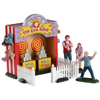Lemax Tin can alley set of 7 kerstfiguur