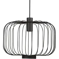 Lyora Zwarte draadlamp Allan Ø 48cm