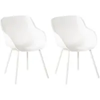 Hartman Sophie Elegance Rondo Diningstoel - Set van 2 Wit