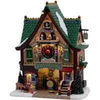 Lemax Friendly forest clockworks with 4.5v adaptor(eu) Kersthuisje