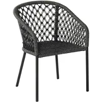 Hartman Tuinstoel Hera Rope Dining Chair Carbon Black