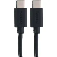 Philips - USB-C naar USB-C Kabel - DLC3106C/03 - 2 Meter Kabel - Opladen en Synchroniseren - Reservekabel - Zwart