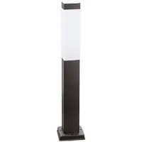 BES LED LED Tuinverlichting - Staande Buitenlamp - Prixa Havini - RVS - Mat Zwart - E27 Fitting - Vierkant - 45cm