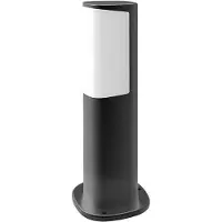 BES LED LED Tuinverlichting - Staande Buitenlamp - Brinton Tarin - 7W - Warm Wit 3000K - Mat Antraciet - Rond - Aluminium - 30cm