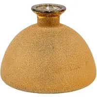 Clayre & Eef Vaas Ø 17x14 cm Goudkleurig Glas