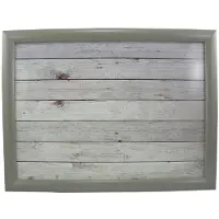 Mars & More Laptray/schoottafel steigerhout print 43 x 33 cm - Dienbladen