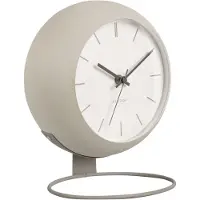 Karlsson Tafelklok Nirvana Globe - Grijs - Ø21cm - Modern