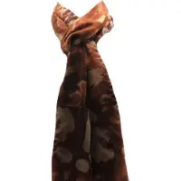 P-Modekontor Sjaal Dames Tijger Print Tijger sjaal Camouflage Bruin