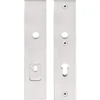 Formani Square LSQSM-50KT massieve veiligheidsschilden met kerntrekbeveiliging kruk/kruk SKG*** PC55 - mat RVS