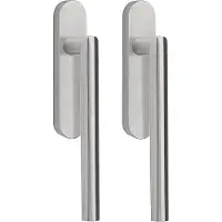 Formani Basics LB230PA hefschuifdeurbeslag paarsgewijze set - mat RVS