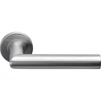 Formani Basics LB2L-22 EN1906/3 deurkruk geveerd op rozet - mat RVS